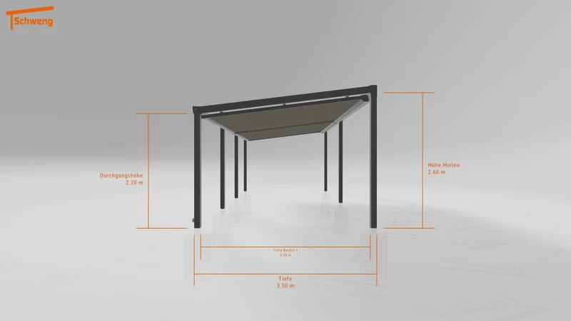#DE Schweng Terrassenüberdachung S400 (ID 338wdw)