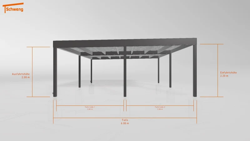 #DE Schweng Flachdachcarport C600 (ID 77mx9z) #MTG