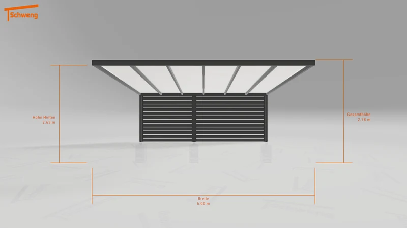 #DE Schweng Pultdachcarport S400 (ID 42jykg) #MTG