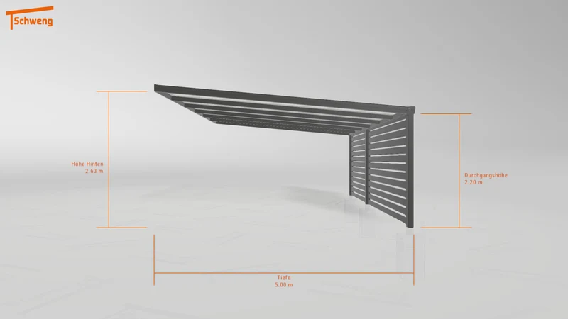 #DE Schweng Pultdachcarport S400 (ID 42jykg) #MTG
