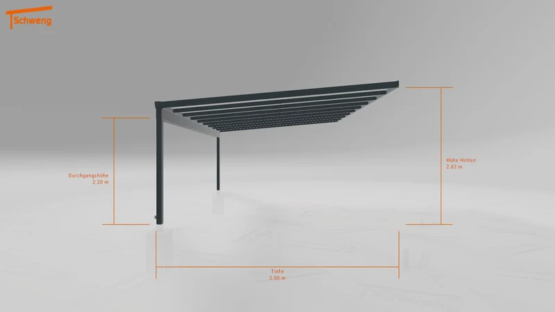 #DE Schweng Terrassenüberdachung S400 (ID jj9m3y)
