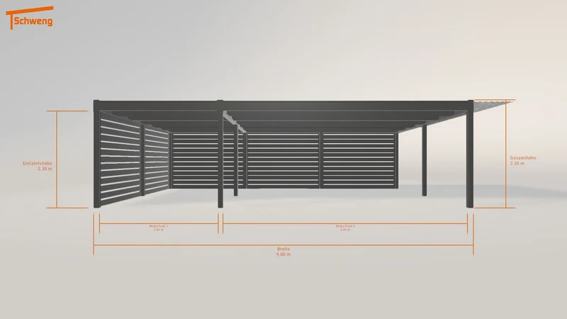 #DE Schweng Flachdachcarport C600 (ID ygn2gz) #MTG