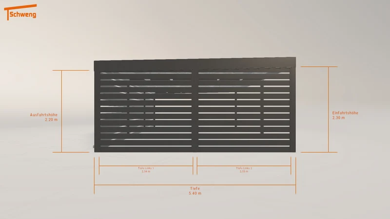 #DE Schweng Flachdachcarport C600 (ID ygn2gz) #MTG