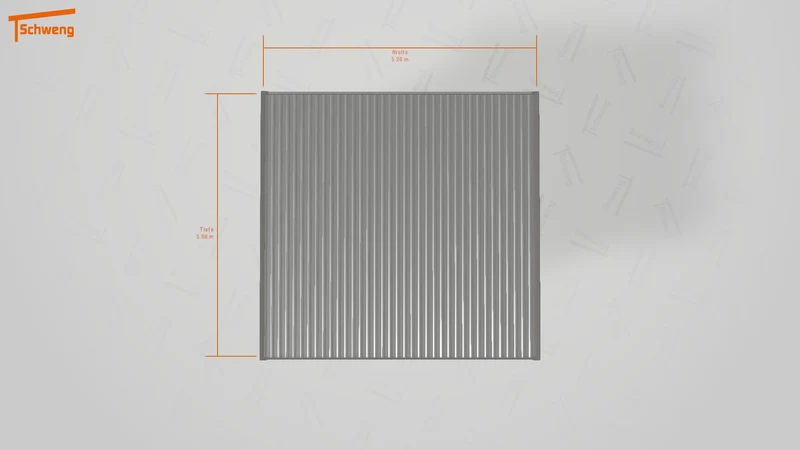 #DE Schweng Flachdachcarport C600+ (ID 9wp5w4) #MTG