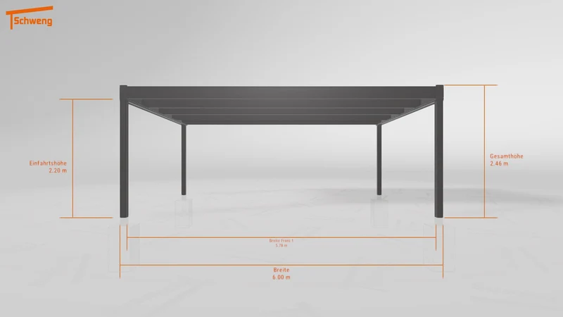 #DE Schweng Flachdachcarport C600 (ID bkg7vb) #MTG