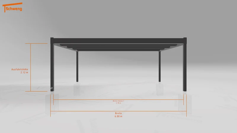 #DE Schweng Flachdachcarport C600 (ID bkg7vb) #MTG
