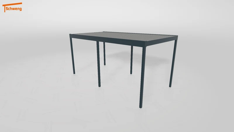 #DE Schweng Flachdachcarport C600 (ID 2qx3rb)