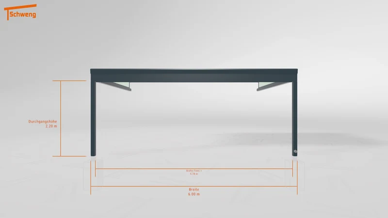 #DE Schweng Terrassenüberdachung S400 (ID jj9p5m)