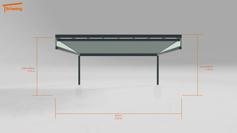 #DE Schweng Terrassenüberdachung S400 (ID jj9p5m)