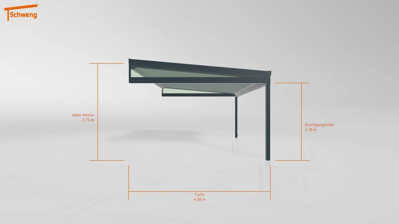 #DE Schweng Terrassenüberdachung S400 (ID jj9p5m)