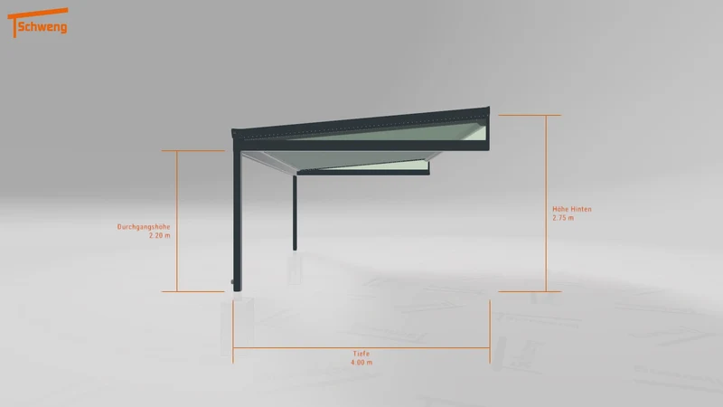 #DE Schweng Terrassenüberdachung S400 (ID jj9p5m)