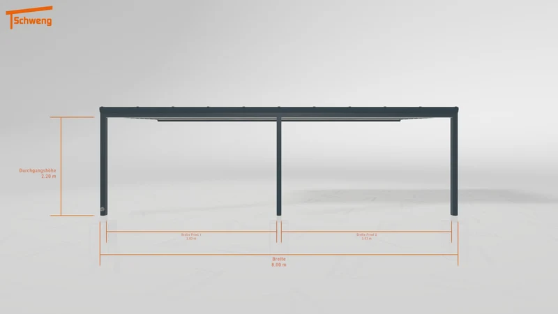#DE Schweng Terrassenüberdachung S350 (ID dv3d57)