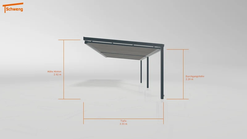 #DE Schweng Terrassenüberdachung S350 (ID dv3d57)