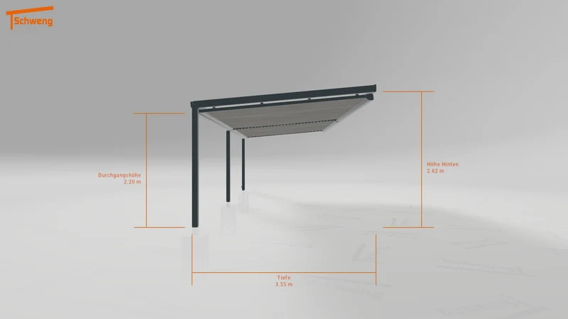 #DE Schweng Terrassenüberdachung S350 (ID dv3d57)