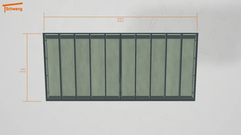 #DE Schweng Terrassenüberdachung S350 (ID dv3d57)