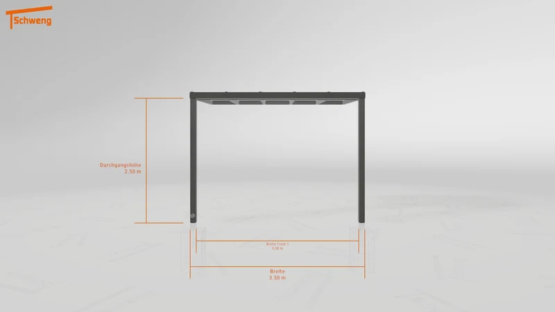 #DE Schweng Terrassenüberdachung S350 (ID 338yw3)