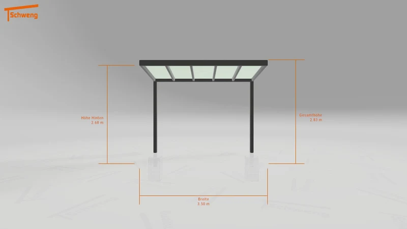 #DE Schweng Terrassenüberdachung S350 (ID 338yw3)