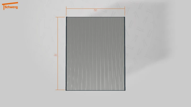 #DE Schweng Flachdachcarport C600 (ID 42j5xd)