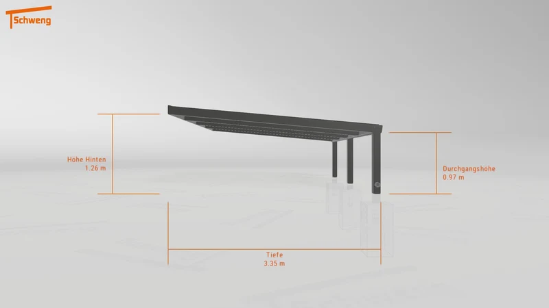 #DE Schweng Terrassenüberdachung S350 (ID 85bdxn)