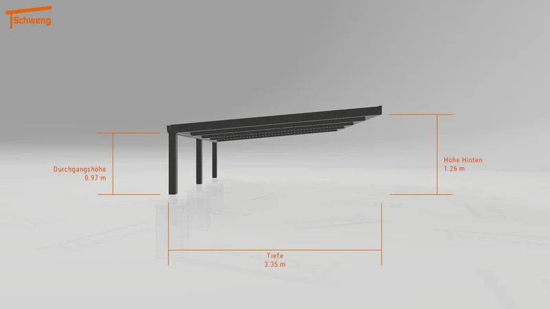 #DE Schweng Terrassenüberdachung S350 (ID 85bdxn)