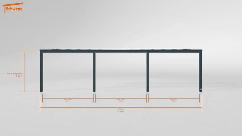 #DE Schweng Terrassenüberdachung S400 (ID ygn837)