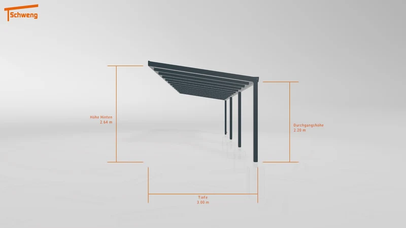 #DE Schweng Terrassenüberdachung S400 (ID ygn837)