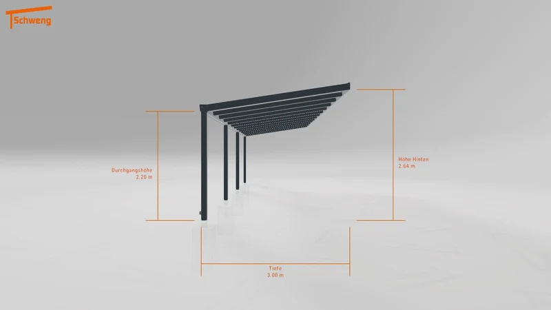 #DE Schweng Terrassenüberdachung S400 (ID ygn837)