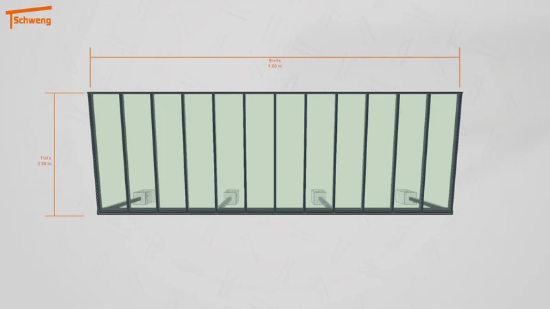#DE Schweng Terrassenüberdachung S400 (ID ygn837)