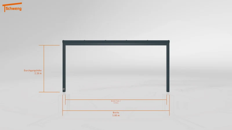#DE Schweng Terrassenüberdachung S350 (ID w3n4p3)