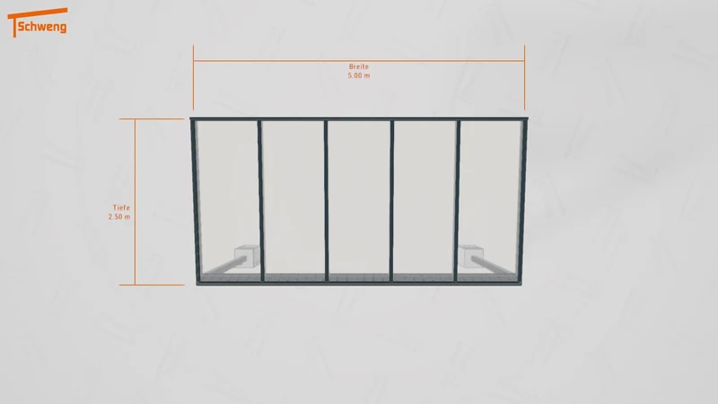 #DE Schweng Terrassenüberdachung S350 (ID w3n4p3)