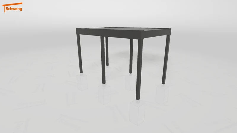 #DE Schweng Flachdachcarport C600 (ID 2qxvjy)