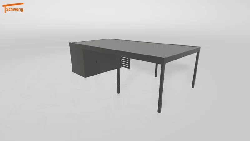 #DE Schweng Flachdachcarport C600 (ID qdwqjw) #MTG