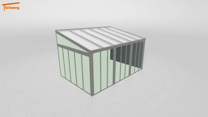 #DE Schweng Terrassenüberdachung S400 (ID ygnr58)