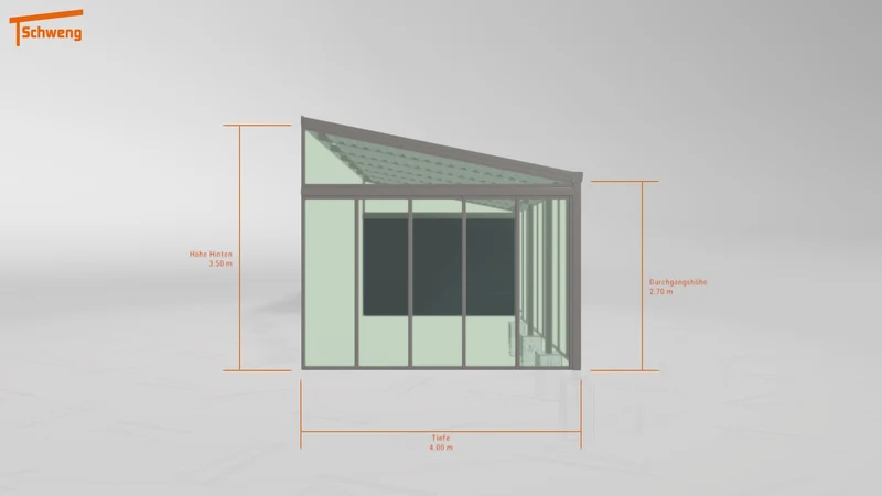 #DE Schweng Terrassenüberdachung S400 (ID ygnr58)