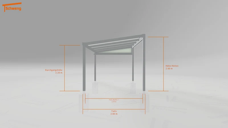#DE Schweng Terrassenüberdachung S400 (ID jj9dwx)