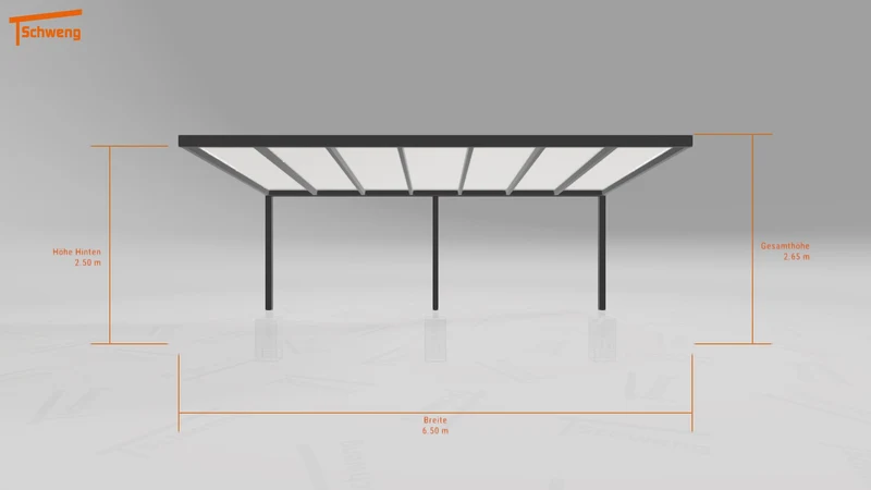 #DE Schweng Pultdachcarport S400 (ID 3389x5) #MTG
