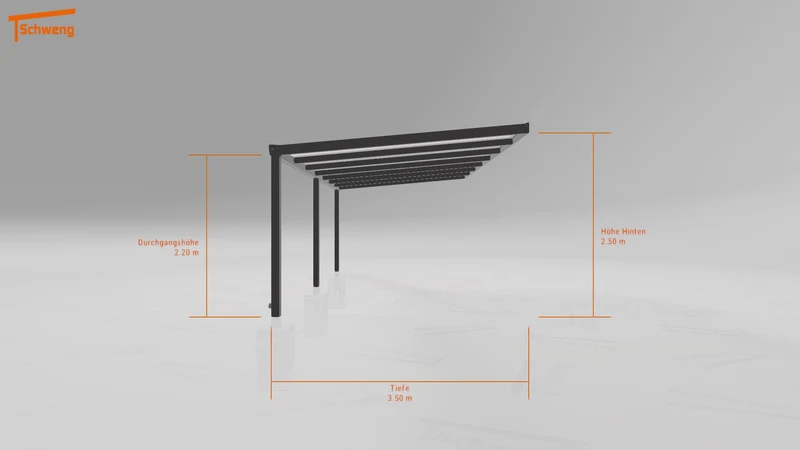 #DE Schweng Pultdachcarport S400 (ID 3389x5) #MTG