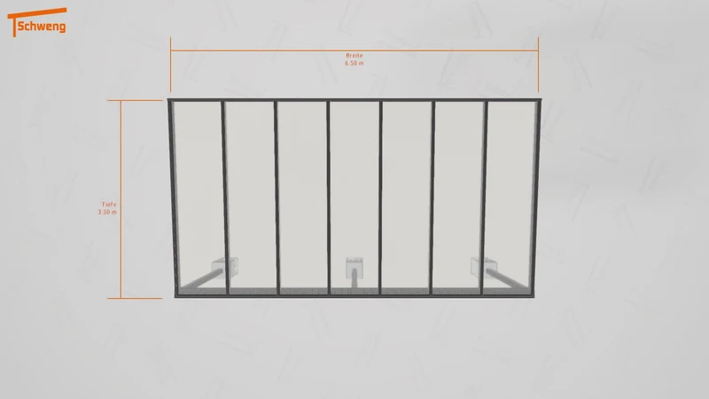 #DE Schweng Pultdachcarport S400 (ID 3389x5) #MTG