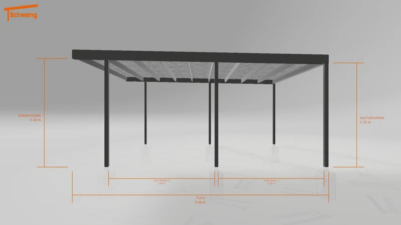 #DE Schweng Flachdachcarport C600 (ID v4rgdy) #MTG