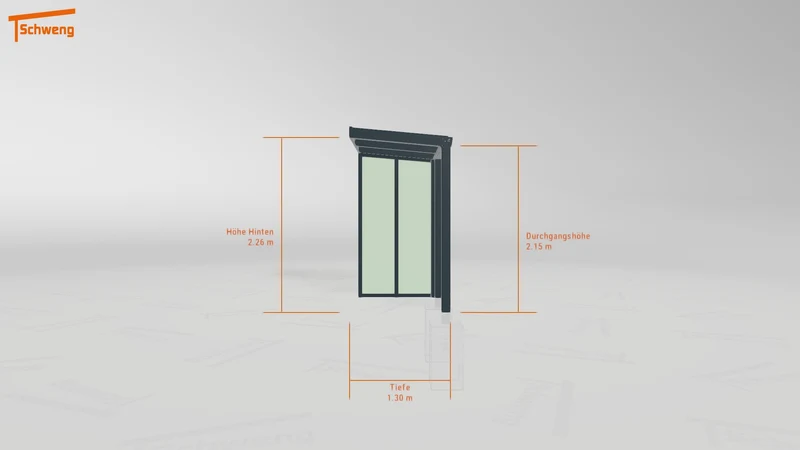 #DE Schweng Terrassenüberdachung S350 (ID mj7kq8)