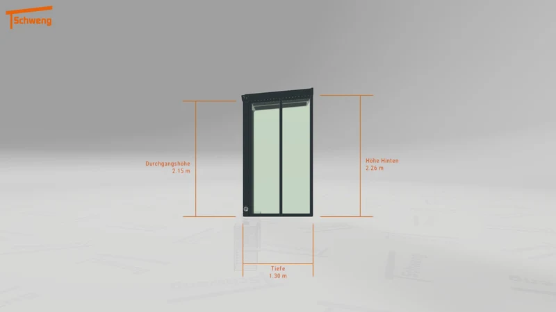 #DE Schweng Terrassenüberdachung S350 (ID mj7kq8)