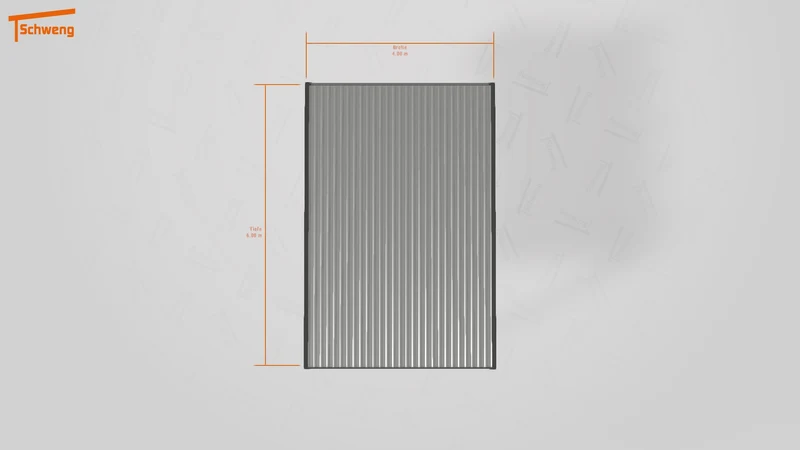 #DE Schweng Flachdachcarport C600+ (ID 2qx4jj)