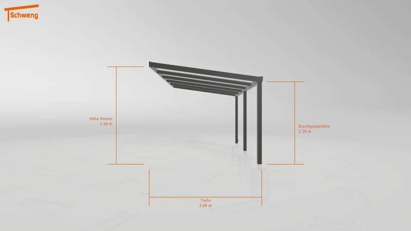 #DE Schweng Terrassenüberdachung S400 (ID pbjvry)