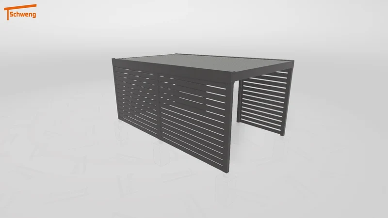 #DE Schweng Flachdachcarport C600+ (ID dv3dxr) #MTG