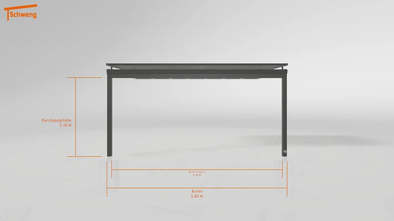 #DE Schweng Terrassenüberdachung S350 (ID qdw94p)