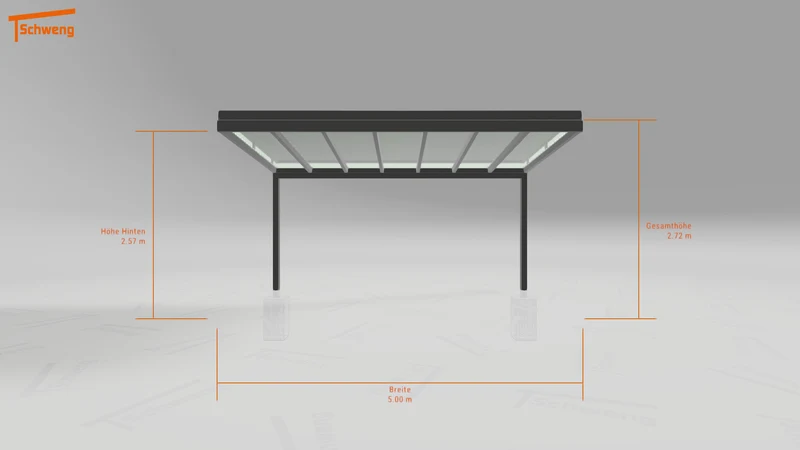 #DE Schweng Terrassenüberdachung S350 (ID qdw94p)