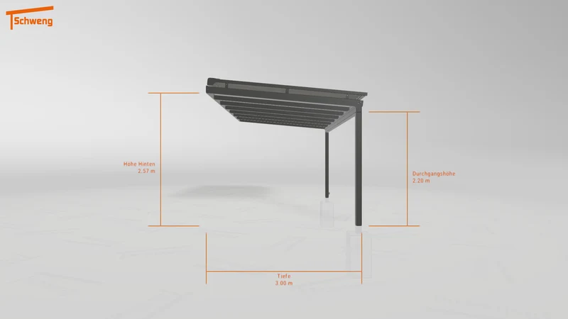 #DE Schweng Terrassenüberdachung S350 (ID qdw94p)