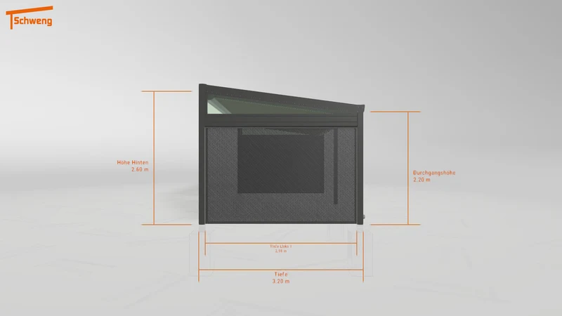#DE Schweng Terrassenüberdachung S400 (ID 9wp3qv)