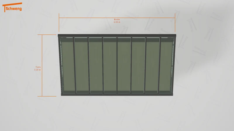 #DE Schweng Terrassenüberdachung S400 (ID 9wp3qv)