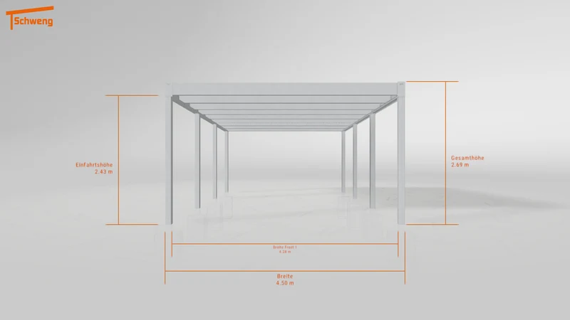 #DE Schweng Flachdachcarport C600+ (ID v4rjkr) #MTG
